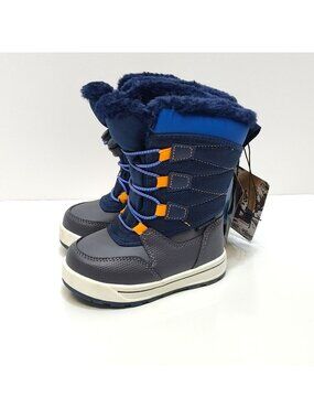 Ozark Trail Tall Bungee Waterproof Snow Boots Rated To -20°F Toddler Boys Size 7
